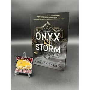 Onyx Storm (Deluxe Limited Edition) by Rebecca Yarros (2025, Hardcover) -IN HAND